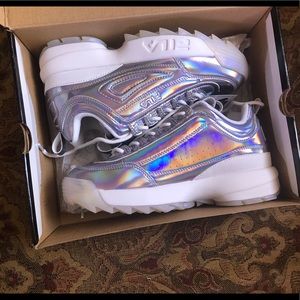 FILA Iridescent shoes!!!!